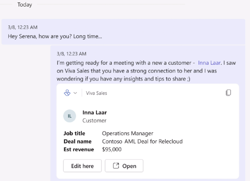 Viva Sales Feature - Collaborate Viva Sales Feature - Collaborate